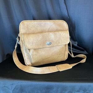Vintage Samsonite Profile Brown Overnight Carry-On Luggage Bag Retro Mid Century